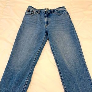Abercrombie & Fitch The Mom High Rise Jeans. Size 27s or 4 Short.